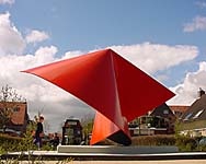 sculpture in mild steel - sculptures by the Finnish / Dutch sculptor Lucien den Arend